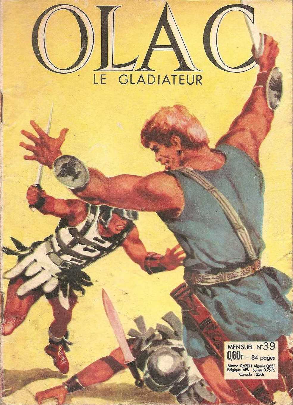 Scan de la Couverture Olac Le Gladiateur n 39